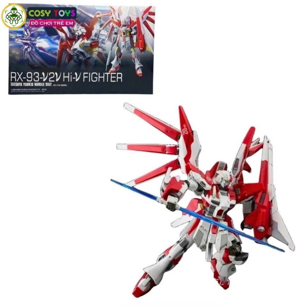 Mô hình Robot - Gundam XG Gundam RX -93 FIGHTER màu đỏ Cao 17cm - nặng 150gram
