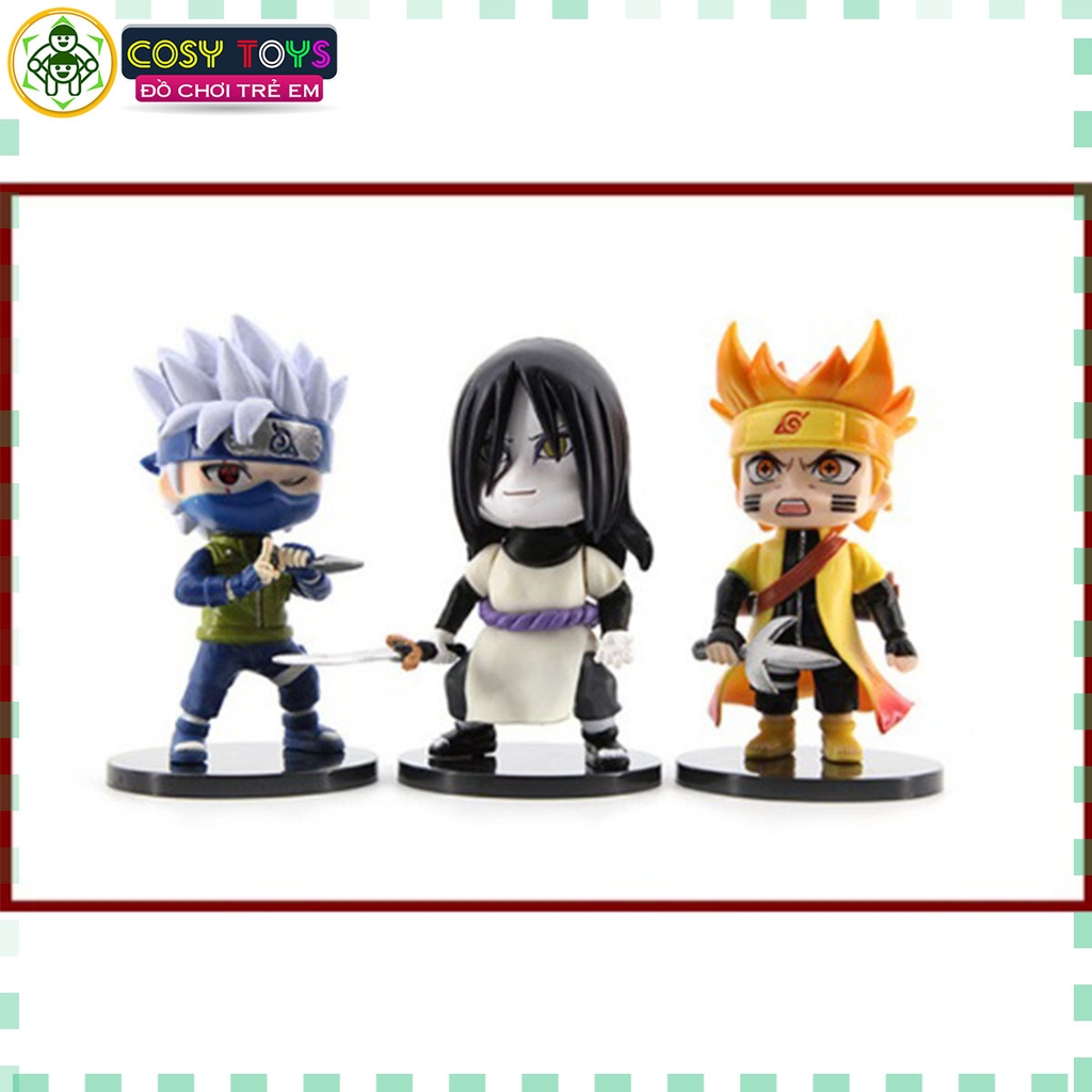 Mô Hình 06 Nhân Vật Naruto Mẫu 05  Cao 8cm  Thế giới đồ chơi