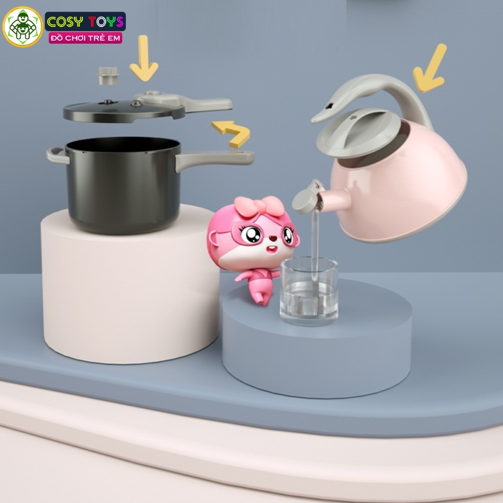 Đồ chơi các dụng cụ nhà bếp nấu ăn 39 chi tiết đẹp cho bé