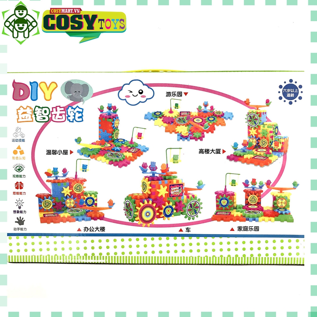 Hộp lắp ghép liên hoàn (trên 10 mẫu lắp ghép)