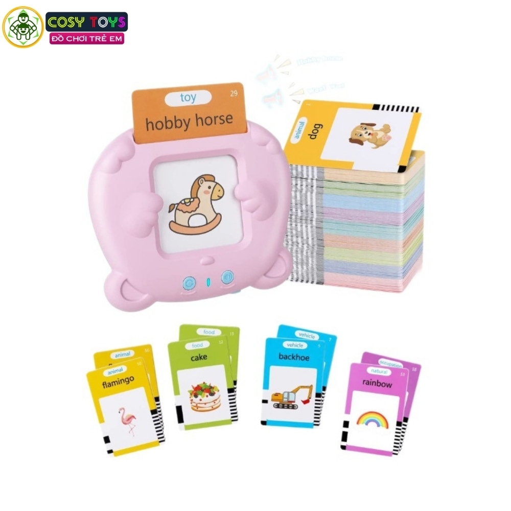 Máy đọc thẻ từ vựng, máy học tiếng Anh cho bé, nhiều chủ đề