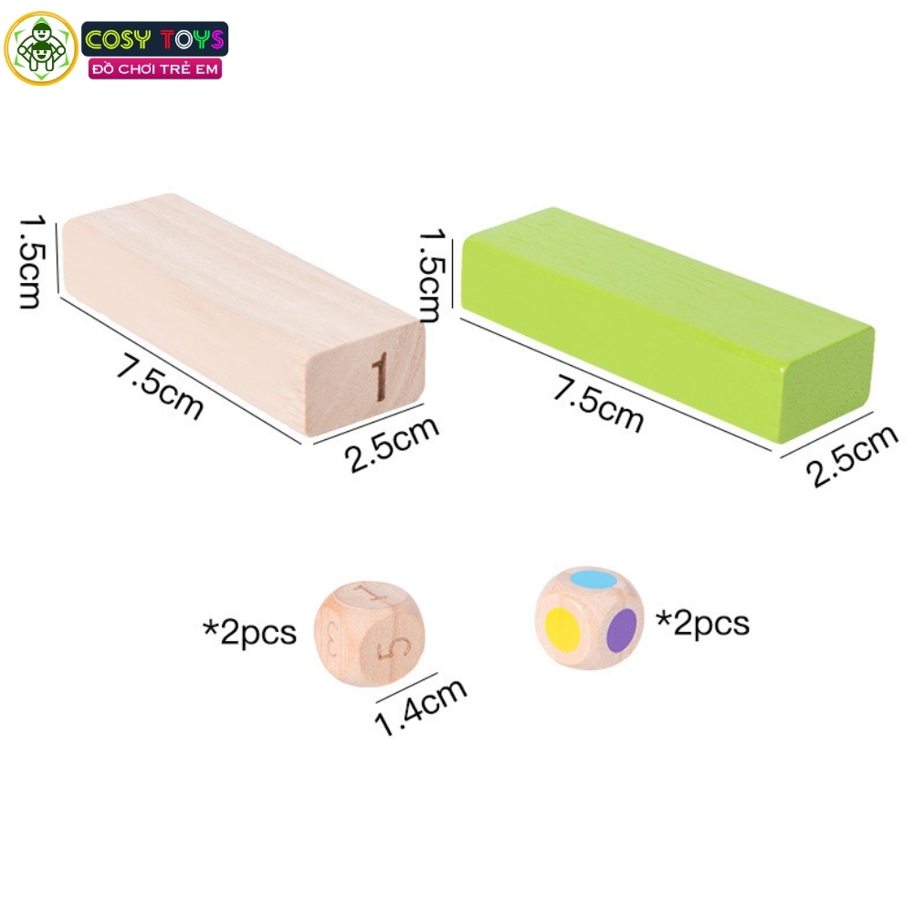 Bộ đồ chơi rút gỗ đủ mẫu: gỗ số, gỗ màu và gỗ nhân vật cho bé
