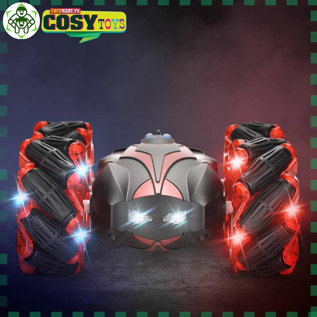 ĐỒ CHƠI XE ĐUA STUNT RACER ĐỊA HÌNH ĐIỀU KHIỂN TỪ XA 360 ĐỘ CÓ ĐÈN CHO BÉ