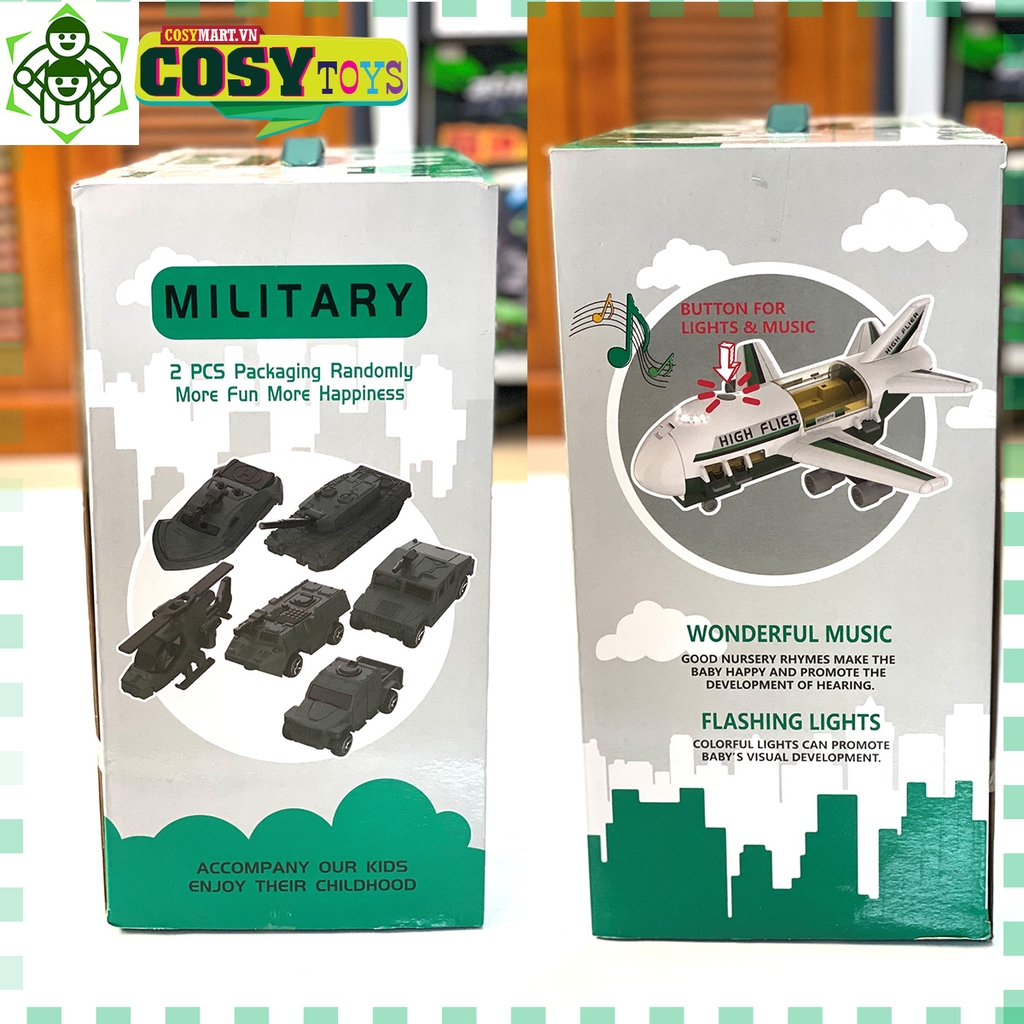 Phi thuyền chở phương tiện chiến đấu cao cấp có đèn và nhạc