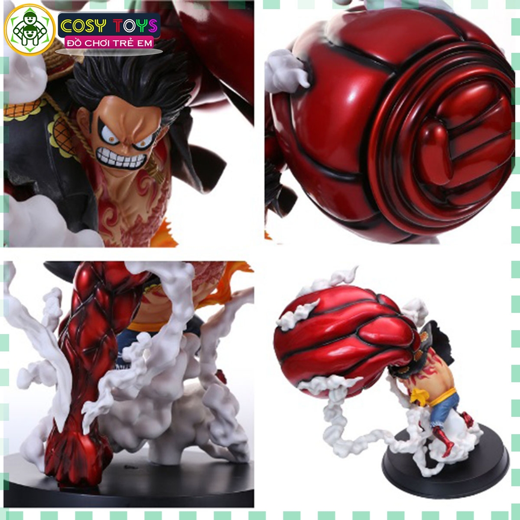 Mô hình đồ chơi - Luffy gear 4 Snake man - hàng loại đẹp cao cấp - One Piece - Có Hộp Màu