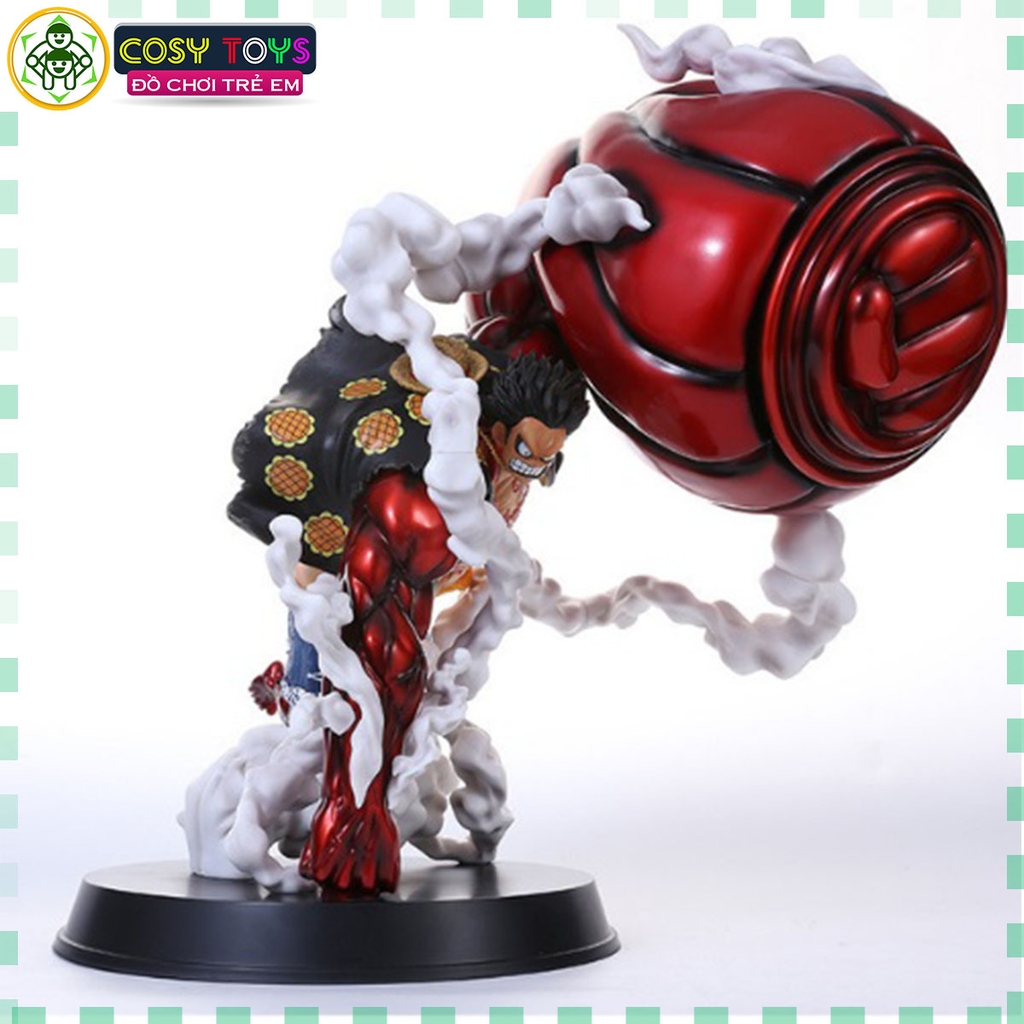 Mô hình đồ chơi - Luffy gear 4 Snake man - hàng loại đẹp cao cấp - One Piece - Có Hộp Màu