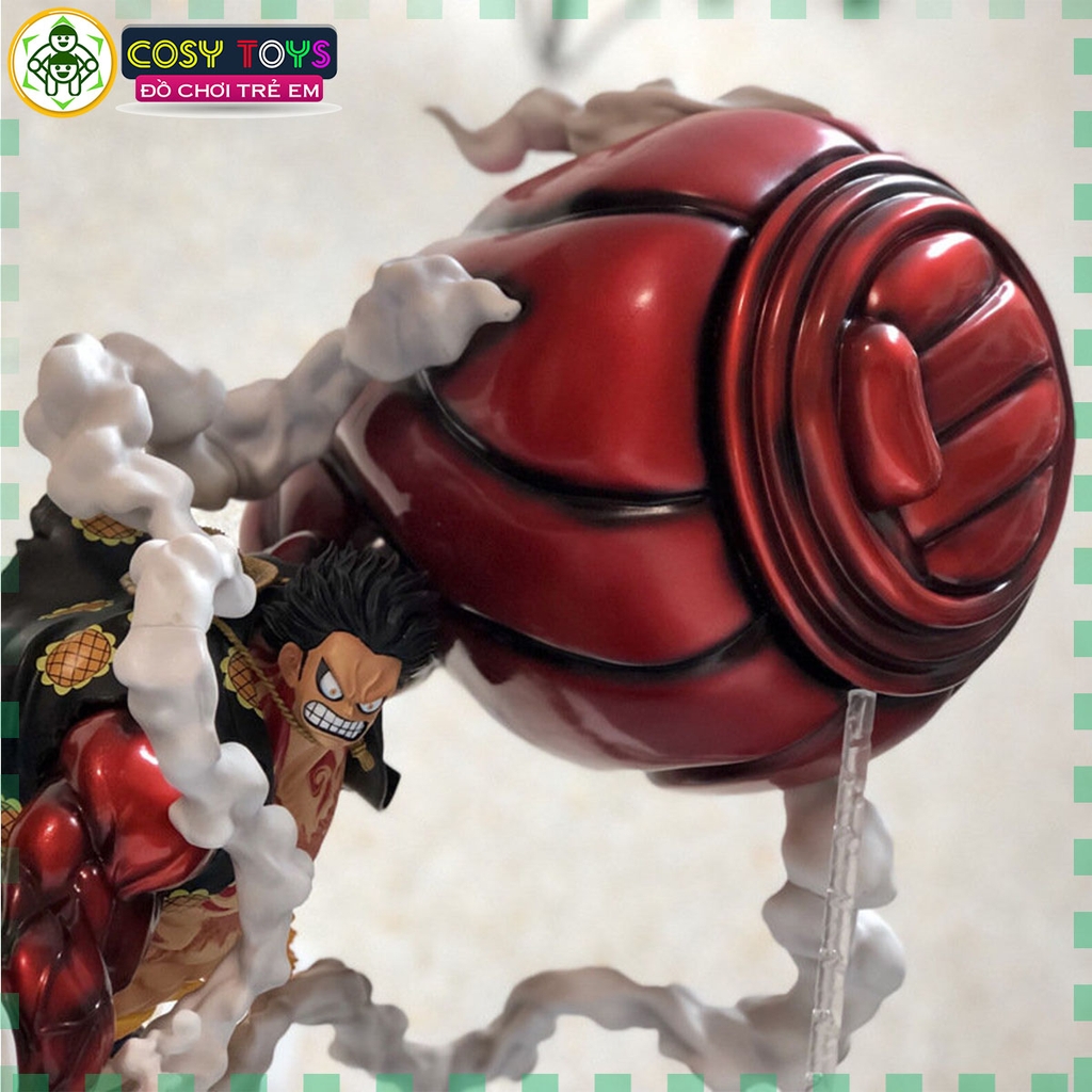 Mô hình đồ chơi - Luffy gear 4 Snake man - hàng loại đẹp cao cấp - One Piece - Có Hộp Màu