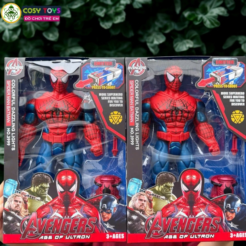 Đồ chơi robot siêu nhân người nhện spiderman và người dơi batman mới cho bé