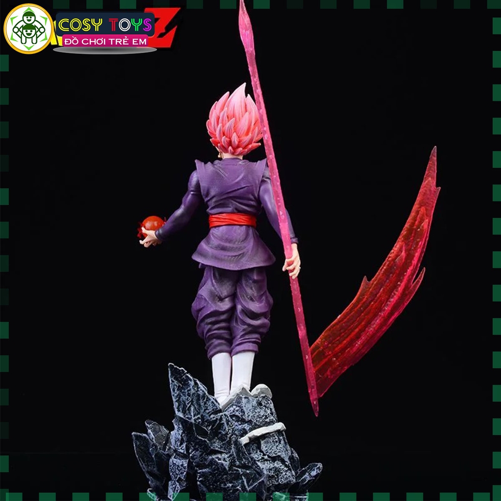 Mô Hình DragonBall Songoku Black có vũ khí siêu ngầu cao 38cm , figure DragonBall , có hộp màu