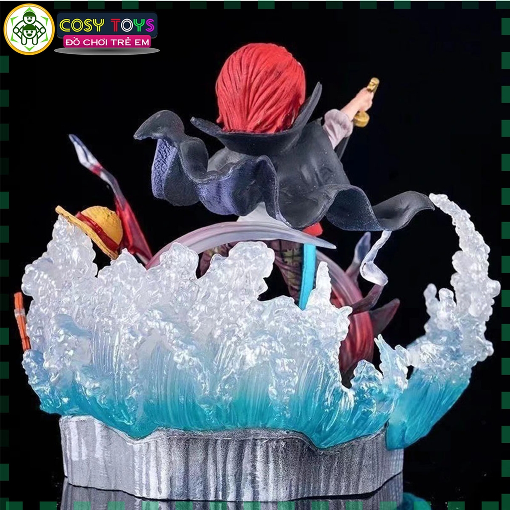 Mô hình OnePiece Tứ Hoàng Shank chiến đấu cao 12cm , figure OnePiece