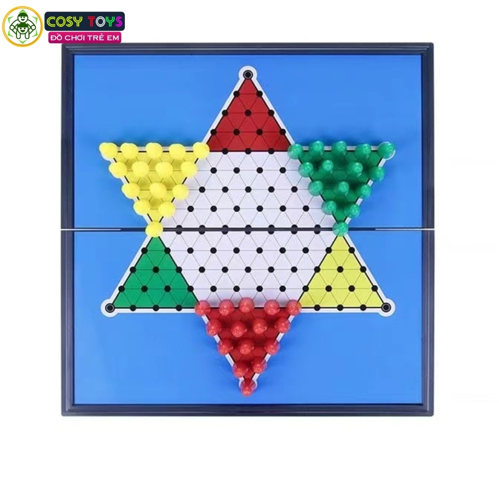 Đồ chơi cờ cá ngựa 3 trong 1 bằng nhựa cao cấp có nam châm hỗ trợ phát triển tư duy cho trẻ