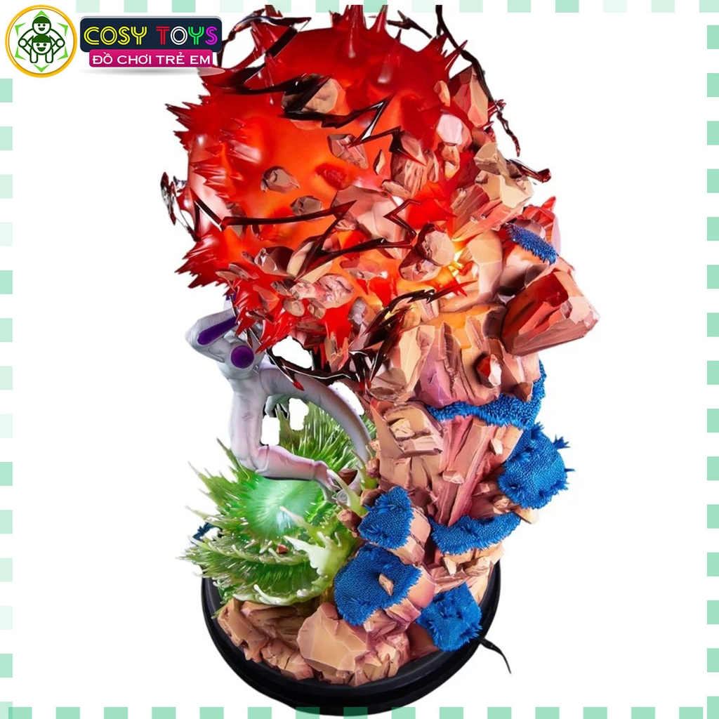 Mô Hình DragonBall Frieza siêu ngầu trạng thái chiến đấu có led cao 25cm - Figure DragonBall - Có hộp màu
