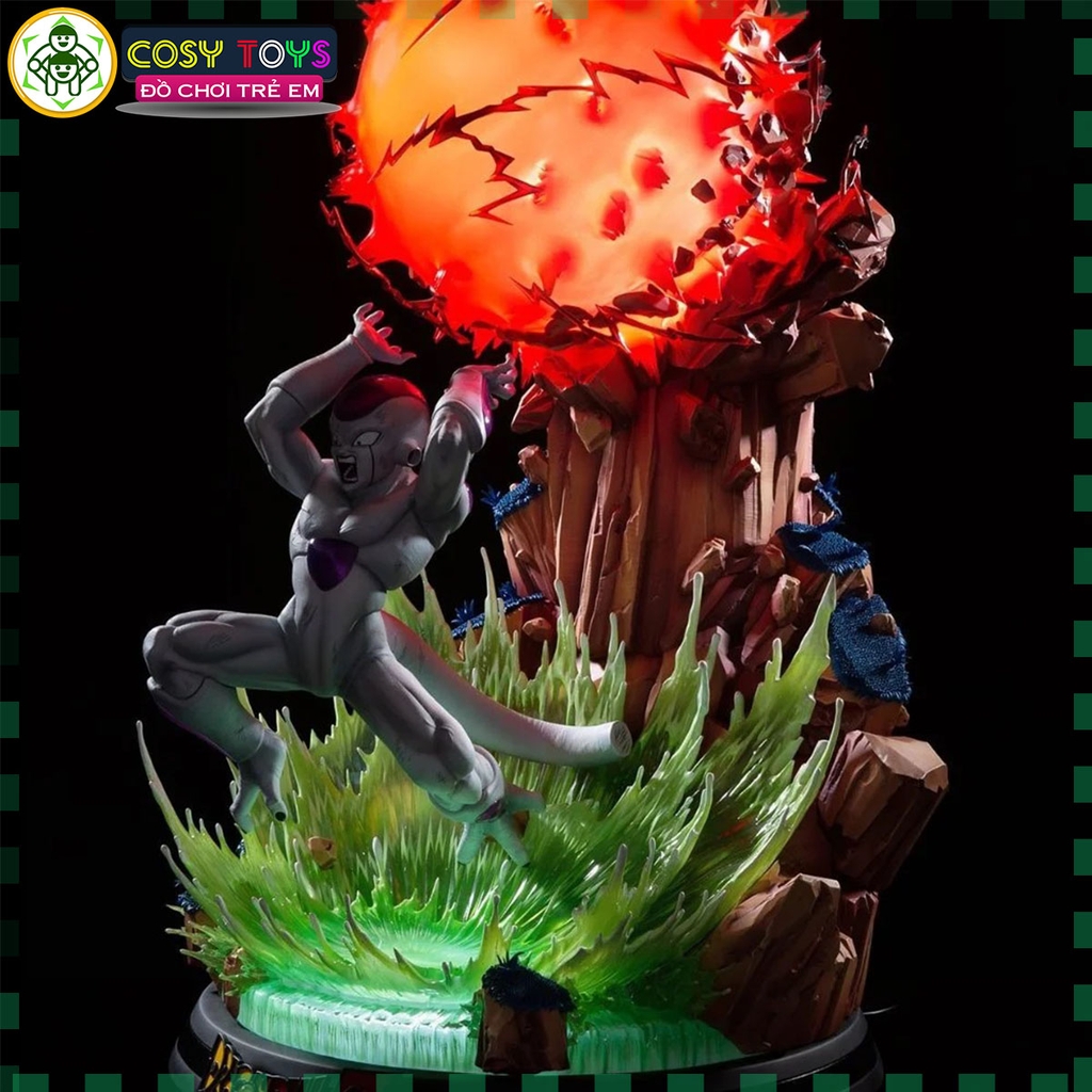 Mô Hình DragonBall Frieza siêu ngầu trạng thái chiến đấu có led cao 25cm - Figure DragonBall - Có hộp màu