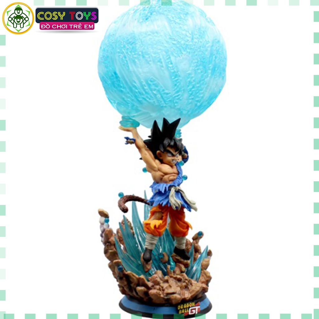 Mô hình - Son Goku Super Saiyan - Có Đèn Led - Dragon Ball - Có Hộp Màu