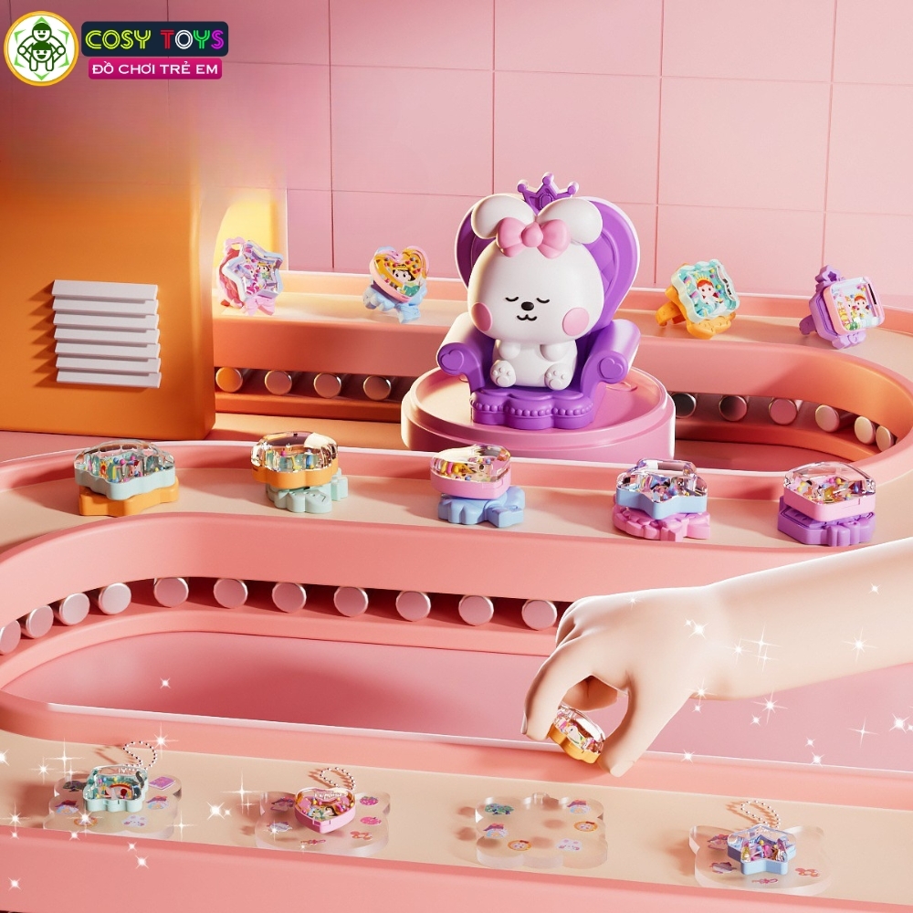 Đồ chơi hộp phụ kiện trang điểm ma thuật 77 chi tiết sáng tạo cho bé