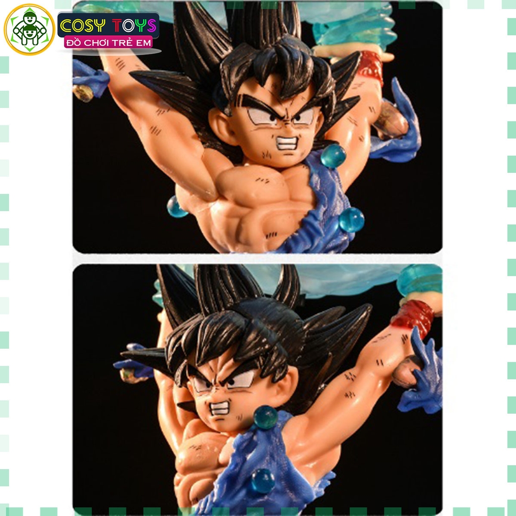 Mô hình - Son Goku Super Saiyan - Có Đèn Led - Dragon Ball - Có Hộp Màu