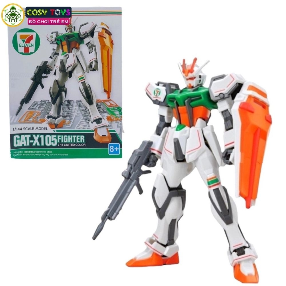 Mô hình Robot - XG Gundam 7Eleven GAT-X105 18 cm - nặng 150gram