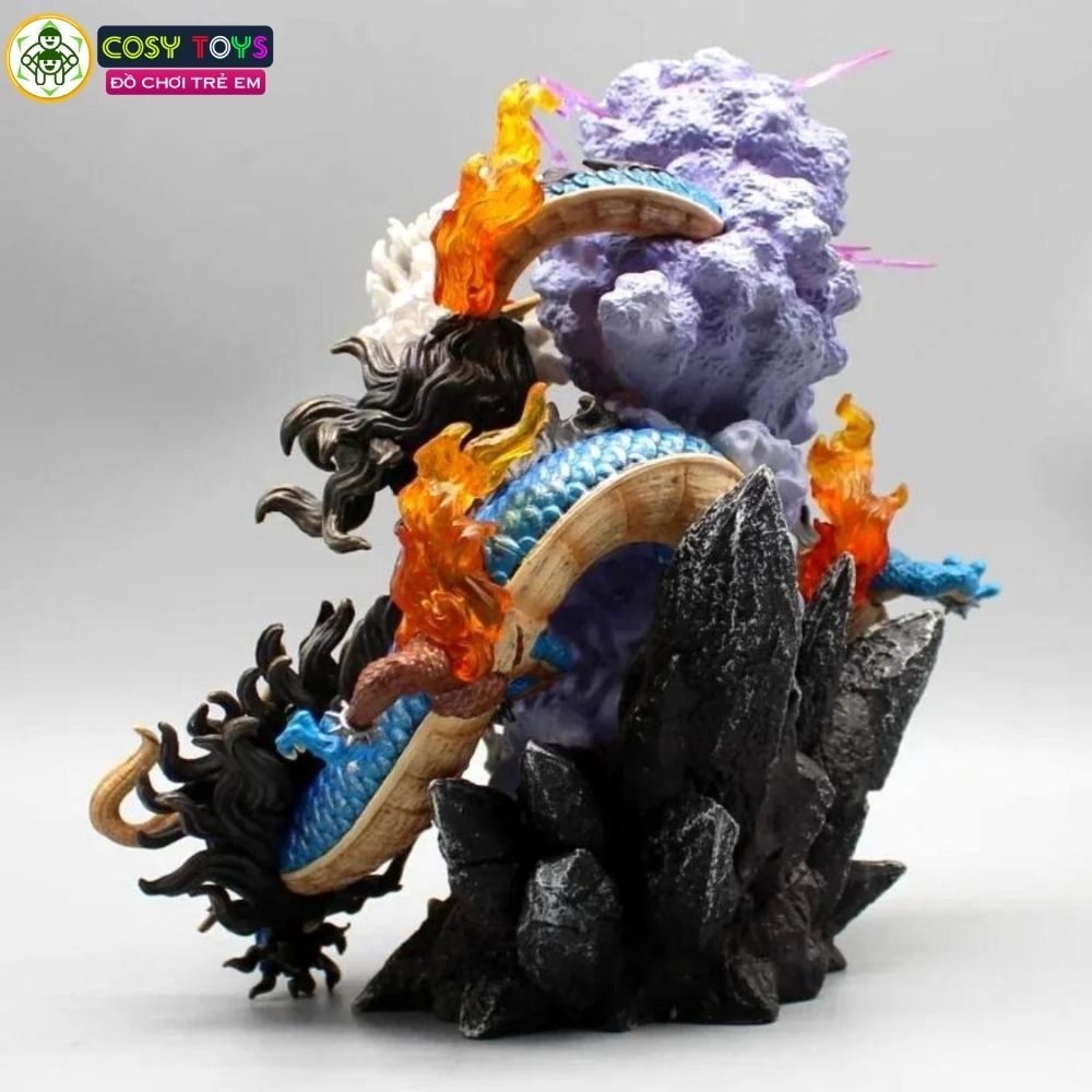 Mô hình OnePiece - Luffy Gear 5 đại chiến Kaido - cao 21cm - nặng 1kg , Figure OnePiece - có hộp màu