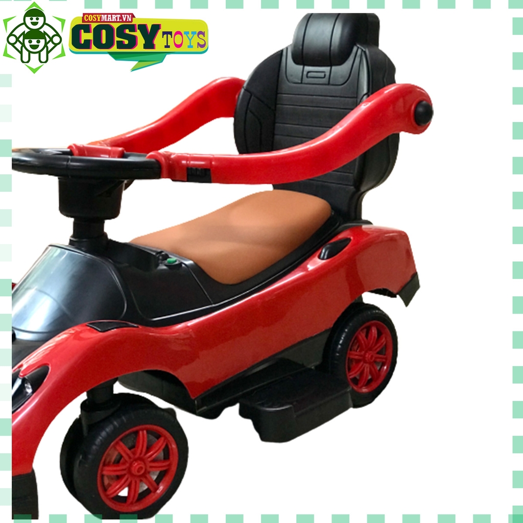 XE ĐẨY Ô TÔ CÓ TAY ĐẨY PHỤ ĐA CHỨC NĂNG CHO BÉ