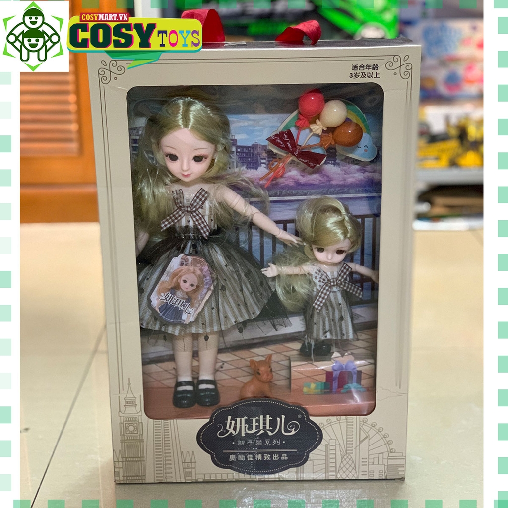 Hộp búp bê chị em siêu cute