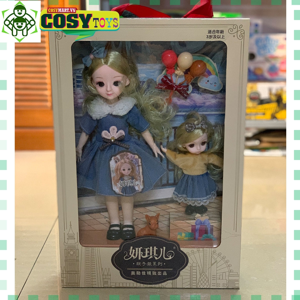 Hộp búp bê chị em siêu cute