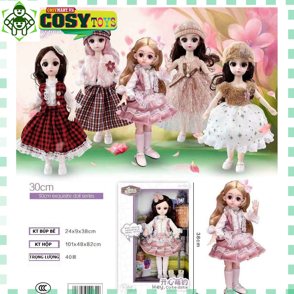 Hộp búp bê công chúa đủ mẫu