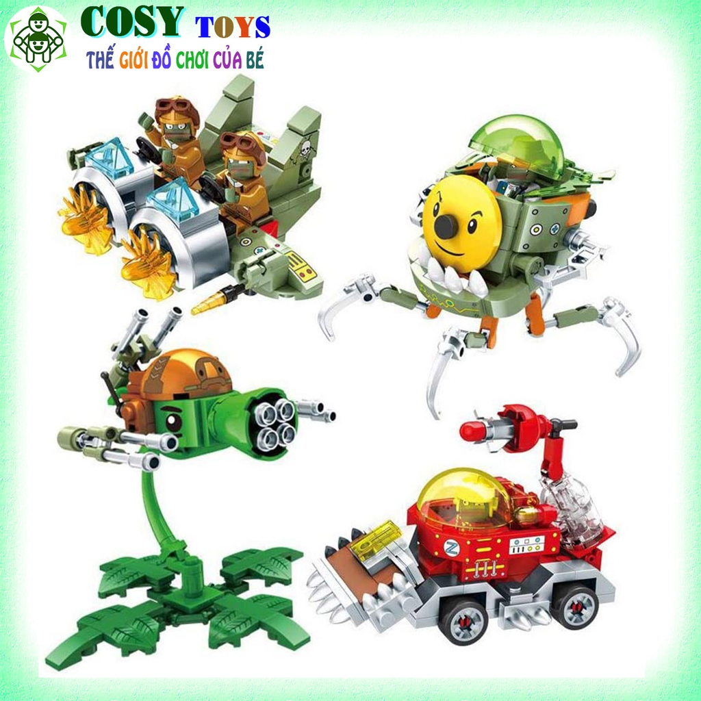 Đồ chơi lắp ghép xếp hình Plant Series Hoa quả đại chiến cỡ trung mới nhất với hơn 128 pics
