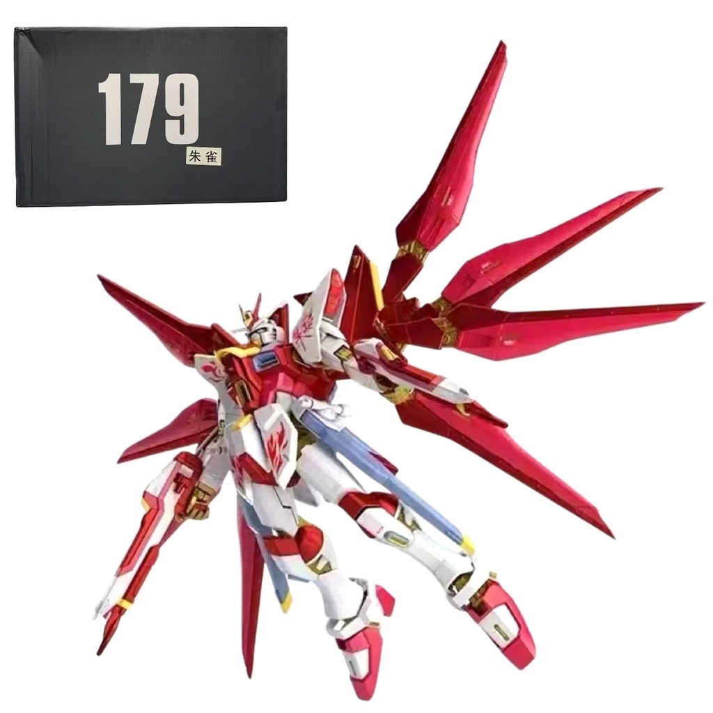Mô hình GundamXG Gundam Freedom Đỏ - cao 19cm - nặng 150gram - box màu