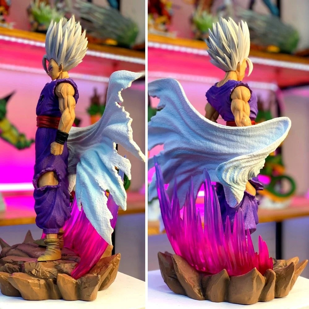 Mô Hình DragonBall Gohan Best siêu ngầu có led cao 38cm - Figure DragonBall - Có Hộp màu