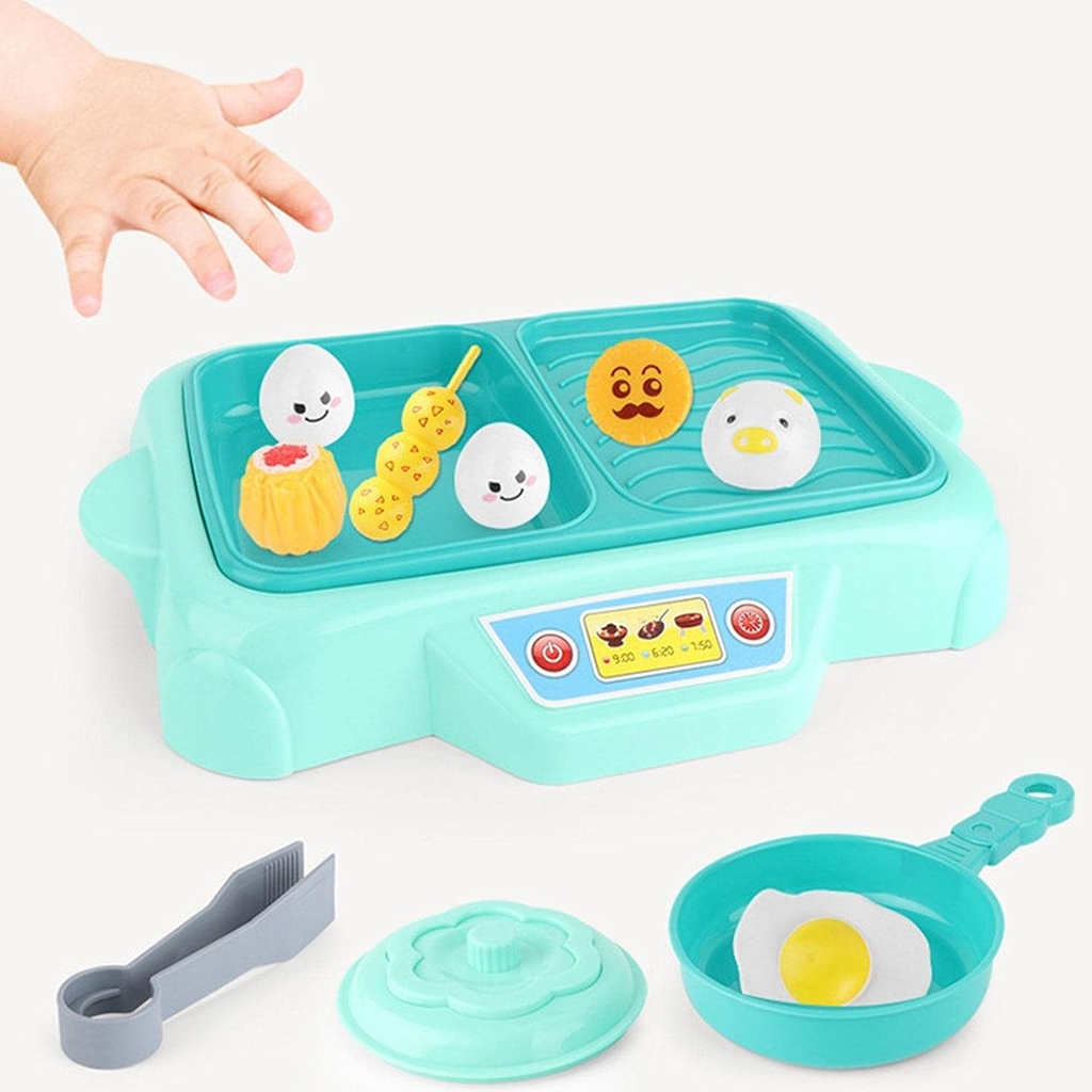 Gói đồ dùng nhà bếp kèm mô hình đồ ăn, bếp nấu...cho bé