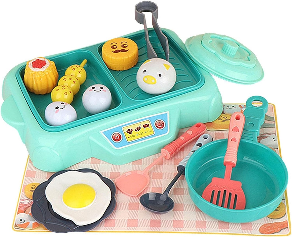 Gói đồ dùng nhà bếp kèm mô hình đồ ăn, bếp nấu...cho bé