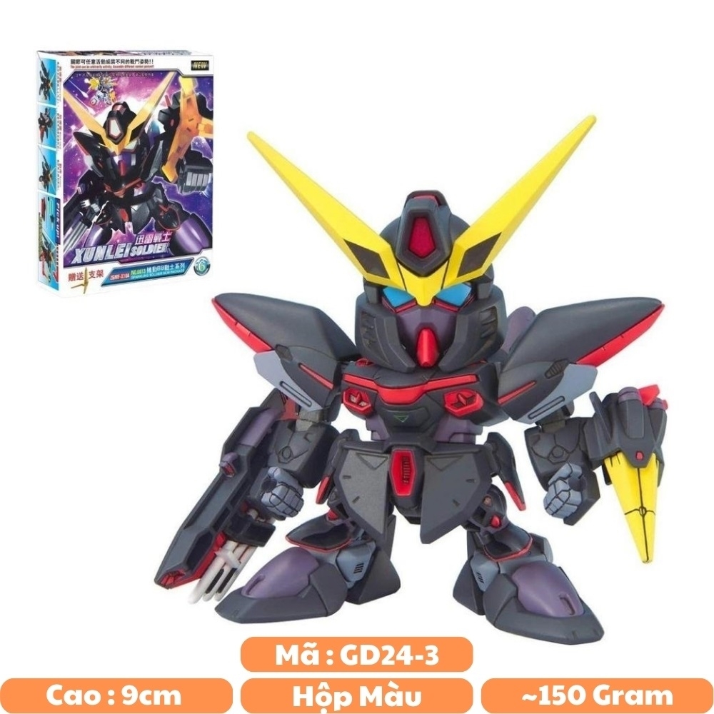 Mô hình Robot - GundamSD Gundam FREEDOM - JUSTICE - SHENGDUN - XUNLEI Cao 9cm - nặng 100gram