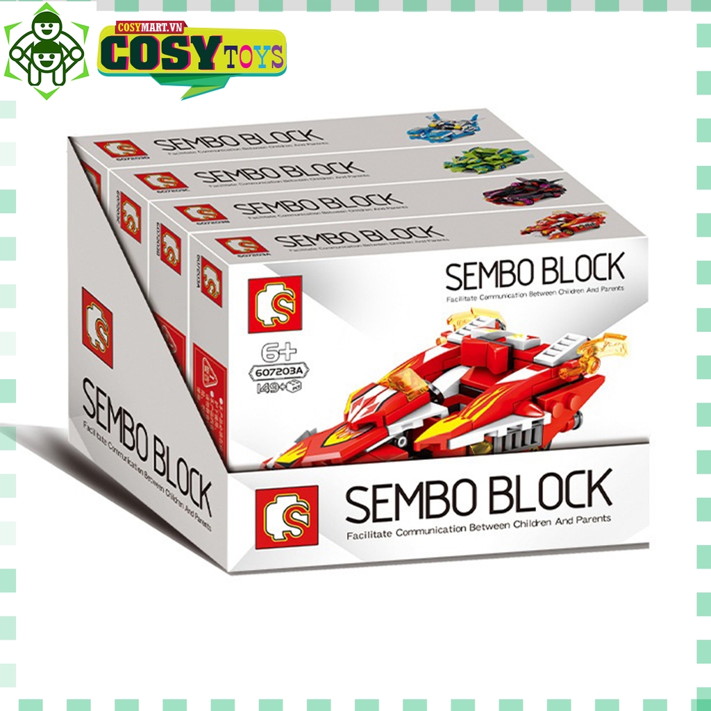 Đồ chơi Đồ chơi lắp ghép xếp hình xe đua khủng long xanh có trớn với 151 mảnh ghép