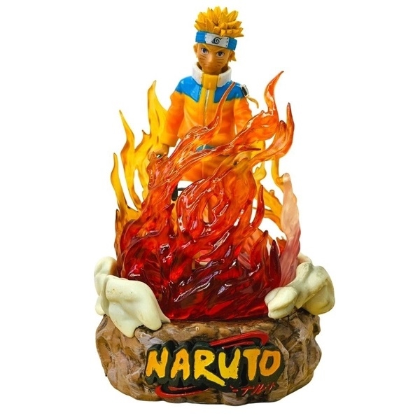 Mô hình Naruto siêu ngầu có led ở base cao 20cm - Figure Naruto - Có hộp