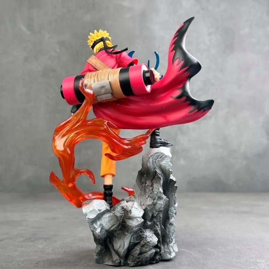 Mô hình Ninja - hiền nhân trạng thái đứng trên núi kèm hiệu ứng đẹp - Cao 23cm