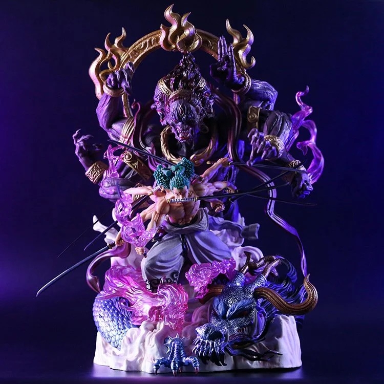 Mô Hình OnePiece Zoro Asura 3 đầu 6 tay siêu ngầu - Cao 38cm - Figure OnePiece