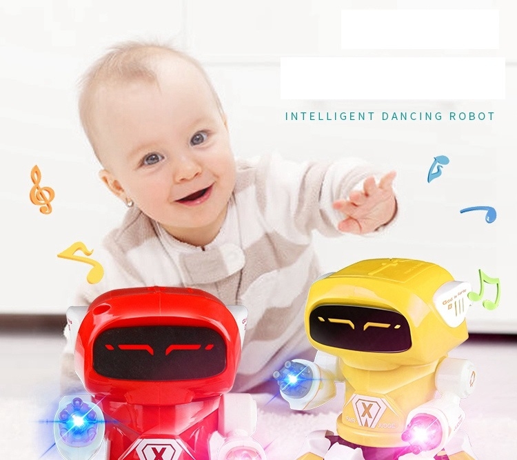 Hộp Robot Optopus Man có đèn và nhạc khi di chuyển