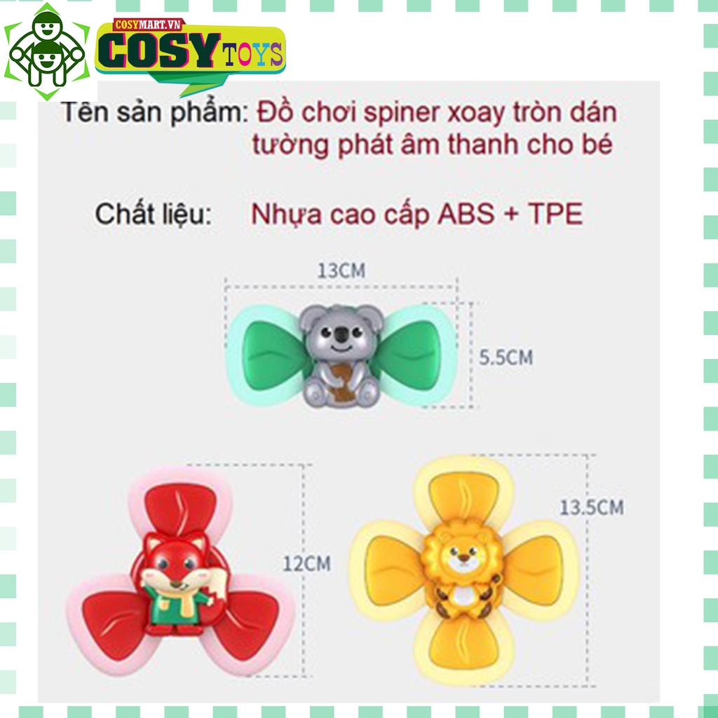 Đồ chơi con quay SPIN có âm thanh cho bé mẫu mới