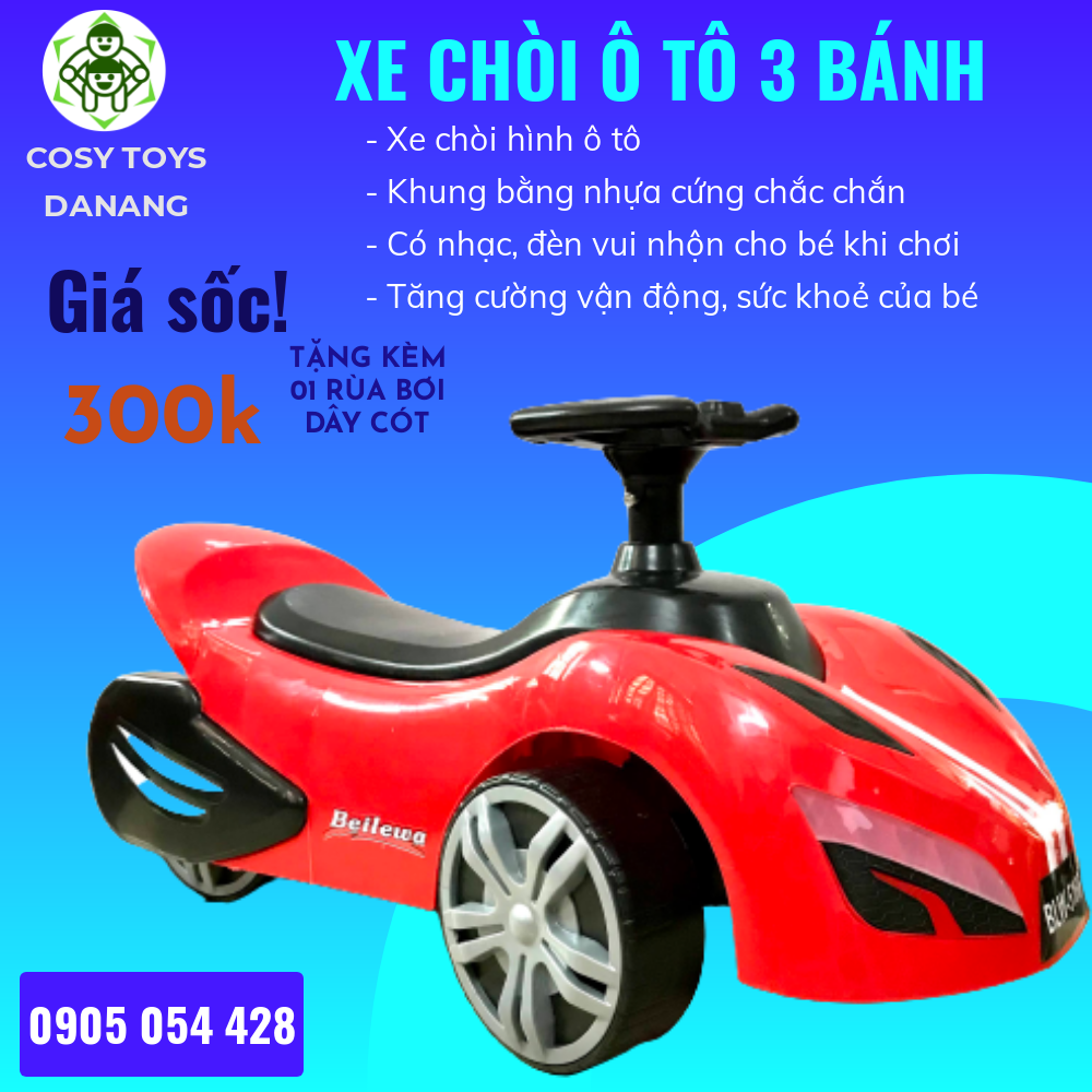 XE CHÒI Ô TÔ 03 BÁNH