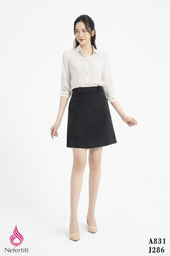 Chân váy chữ a đẹp màu đen | DKMV Skirt Hilda DKMV® - Local Brand Việt Nam