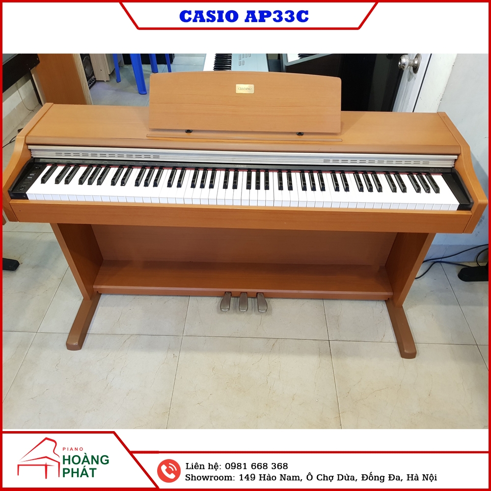 CASIO AP-33 電子ピアノ、高さ調整椅子セット - 楽器
