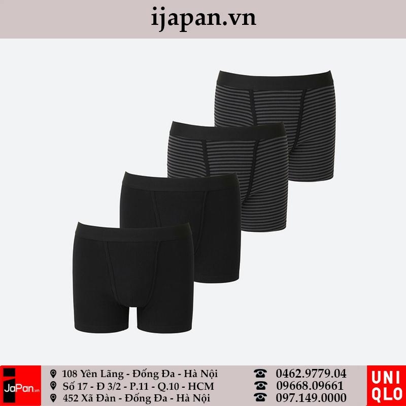 Quần lót làm mát Uniqlo Men AIRism Boxer Briefs Underwear Nhật