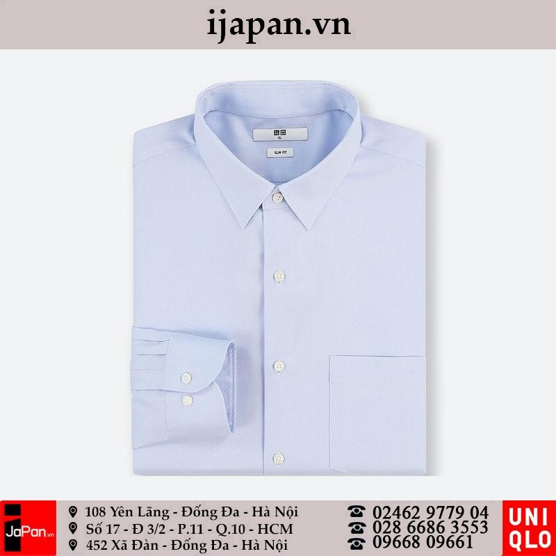 DÀNH CHO NAM ÁO SƠ MI KHÔNG CẦN ỦI VẢI JERSEY KẺ SỌC DÀI TAY  UNIQLO VN