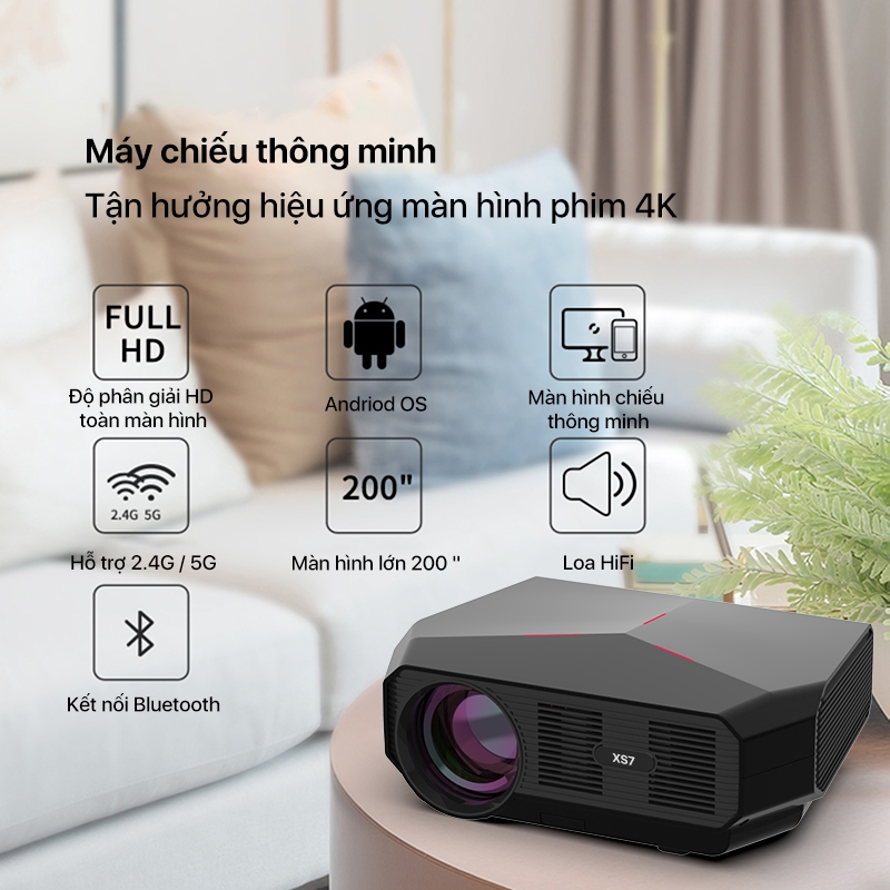 Máy chiếu thông minh SWANFILM PROJECTOR XS7 CÔNG TY TNHH ORRO HOME