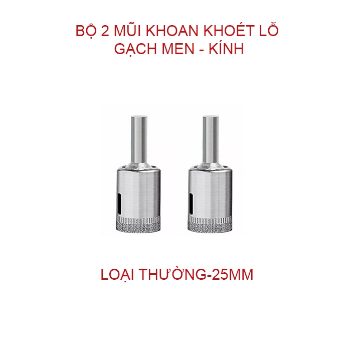 MŨI KHOAN SỨ 4 CẠNH PHÙ HỢP MÁY KHOAN ĐIỆN VÀ PIN