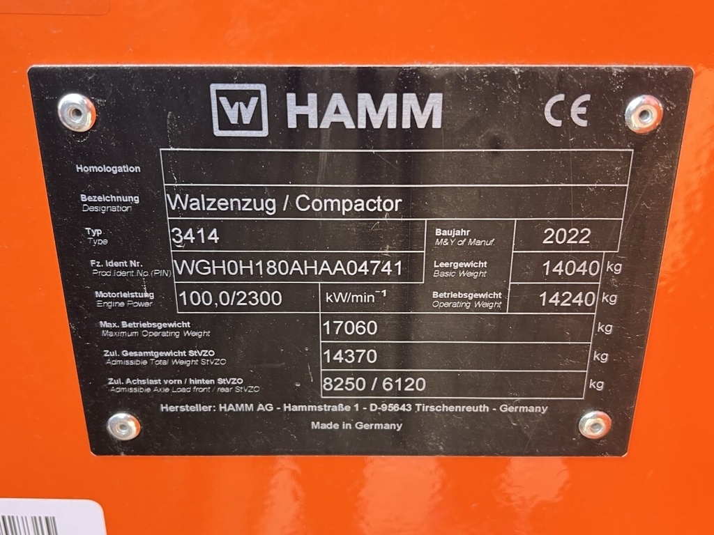 Hamm 3414