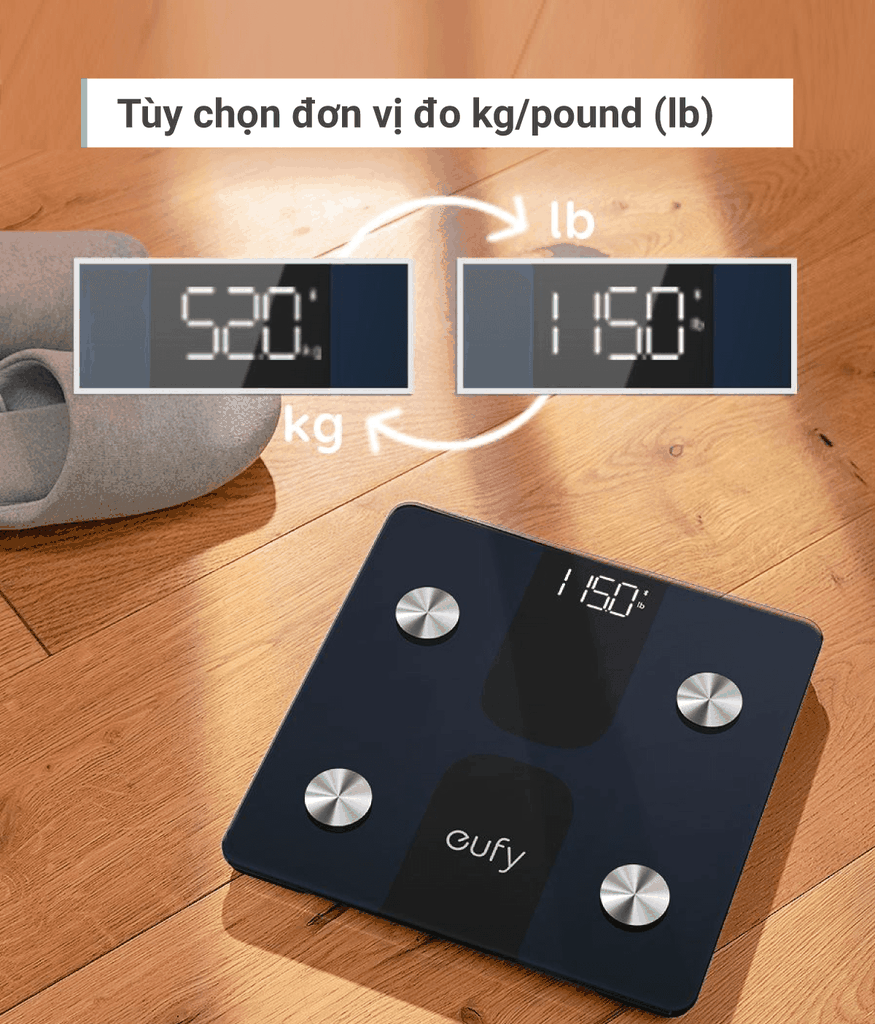 Cân Điện Tử EUFY Smart Scale C1 - T9146 | ANKER Việt Nam