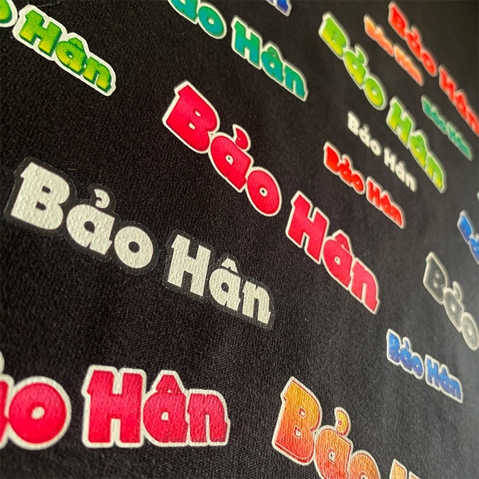 Sticker ủi áo 32/42/33/21 miếng - In theo tên bé - UT-E01