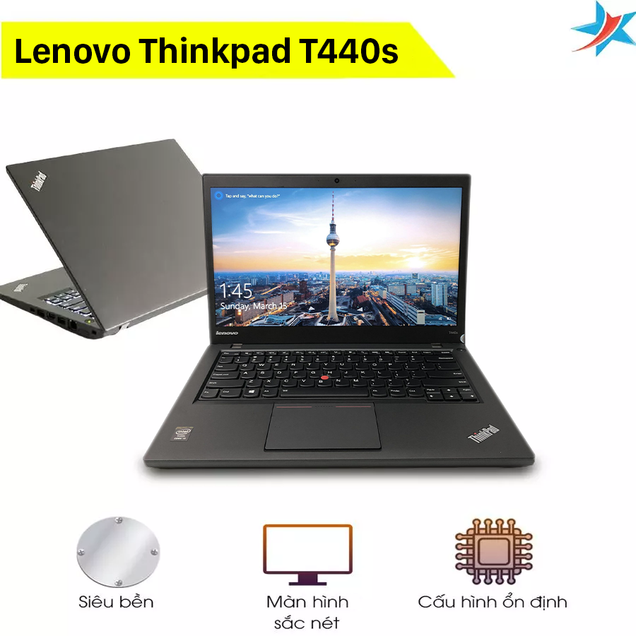 Laptop Lenovo Thinkpad T440s I5 4300U/ 4GB/ 500GB/ 14