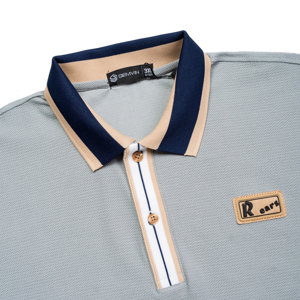 Áo Polo Nam G1141 Cá sấu cotton lục giác mềm mại, thoáng mát, thanh lịch